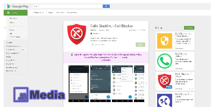 4. Menggunakan Aplikasi Calls Blacklist