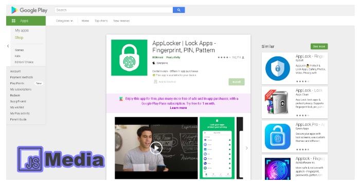5. AppLocker Lock Apps