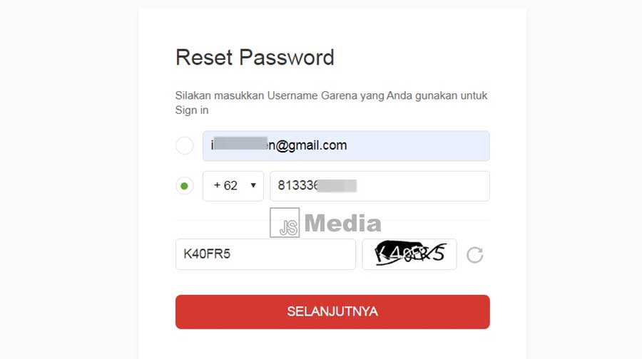 Cara Ganti Password Akun Free Fire