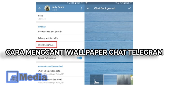 4 Cara Mengganti Wallpaper Chat Telegram