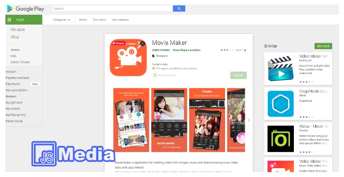 2. Melalui Aplikasi Movie Maker