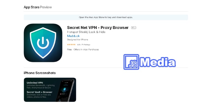 1. Secret Net x VPN Proxy Browser
