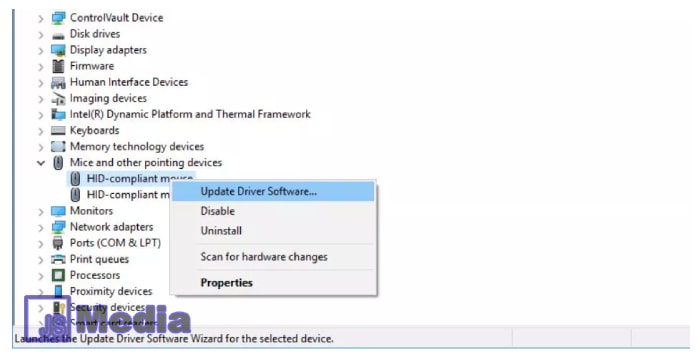 4. Update Driver Touchpad atau Mouse