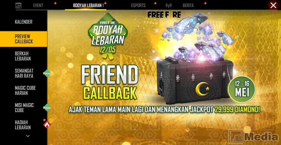 Event Friend Callback Lebaran FF