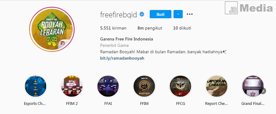 Kode Redeem 8 Juta Followers Garena FF Indonesia