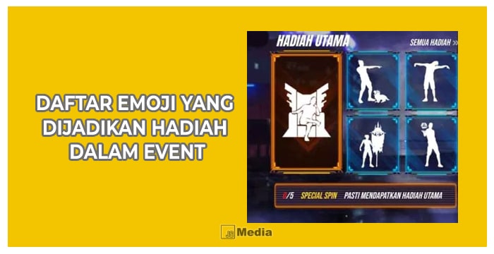 Daftar 5 Emoji yang dijadikan Hadiah Dalam Event