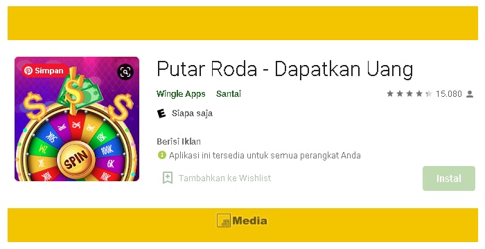 1. Cara Download Game Putar Roda