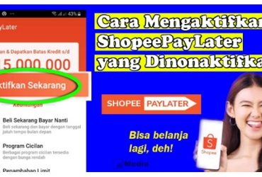 Cara Mengaktifkan Shopee PayLater yang Dinonaktifkan