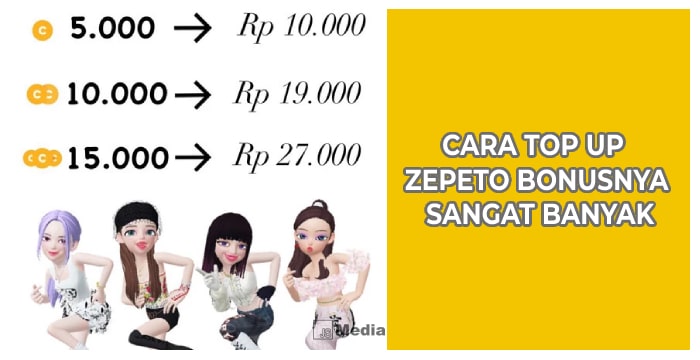 3 Cara Top Up Zepeto, Bonusnya Sangat