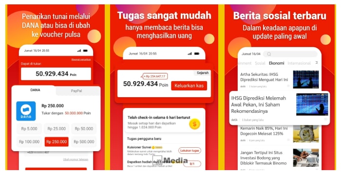 Cara Mengumpulkan Poin di Aplikasi Indo Today