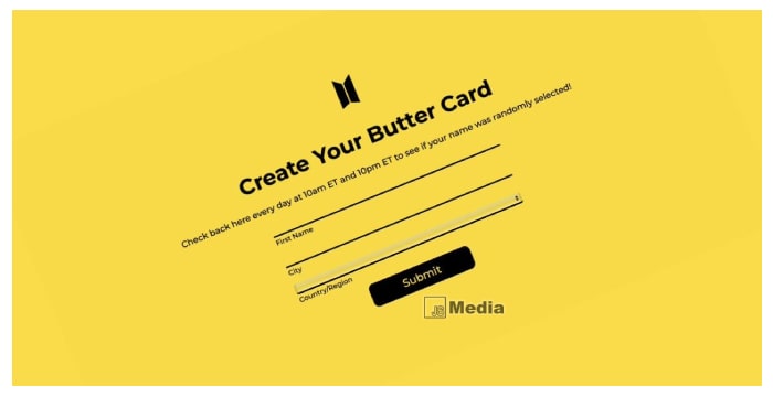 Cara Membuat Butter Card BTS Nama Sendiri