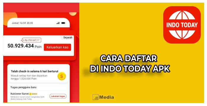 Cara Daftar di Indo Today Apk