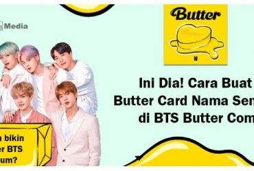 Cara Buat Butter Card Nama Sendiri di BTS Butter Com