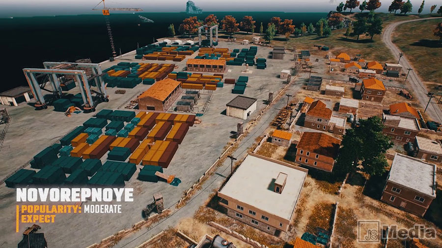 Lokasi Hotdrop Map Erangel PUBGM