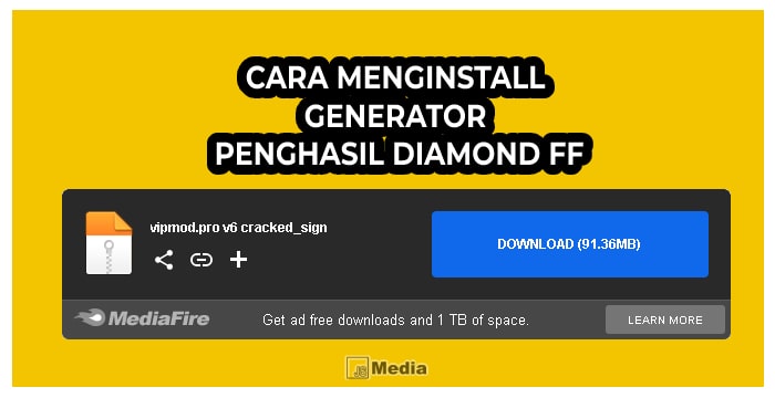 5 Cara Menginstall Generator Penghasil Diamond FF 2021.