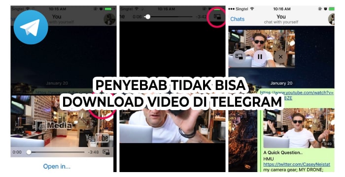7 Penyebab Tidak Bisa Download Video di Telegram