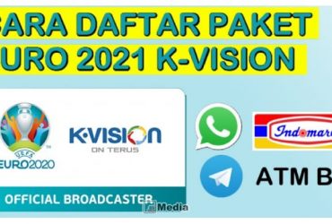 Daftar Paket Euro 2021 K Vision Via WA, Telegram & Indomaret