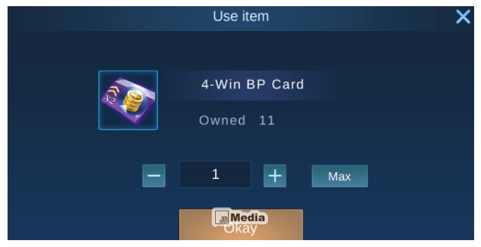 Menggunakan Victory BP Card