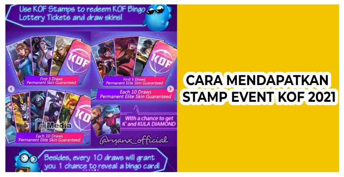 5 Cara Mendapatkan Stamp Saat Event KOF 2021 Berlangsung