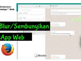 Cara Blur Chat WhatsApp Web di Browser Google dan Mozilla Terlengkap