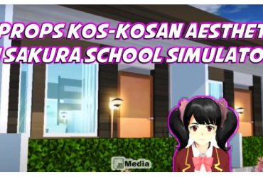 ID Props Kos-Kosan Aesthetic di Sakura School Simulator, Rasa Dunia nyata!