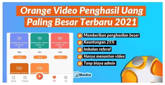 Orange Video : Apk Penghasil Uang Paling Besar 2021