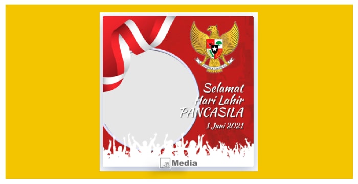 Bingkai Simple Hari Lahir Pancasila