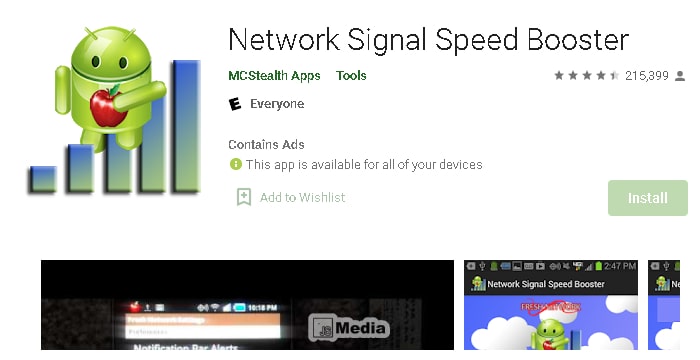 6. Network Signal Speed Booster