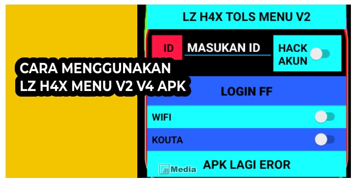 Download LZ H4X Menu V2 Free Fire + Cara Pakai, 100% Works