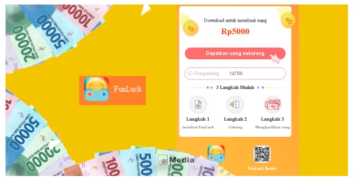 2 Cara Download Game Funluck apk, Langsung Dapat Uang