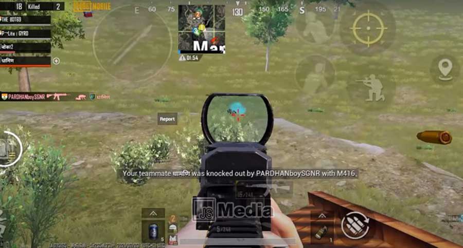 Kesalahan Pemain PUBGM