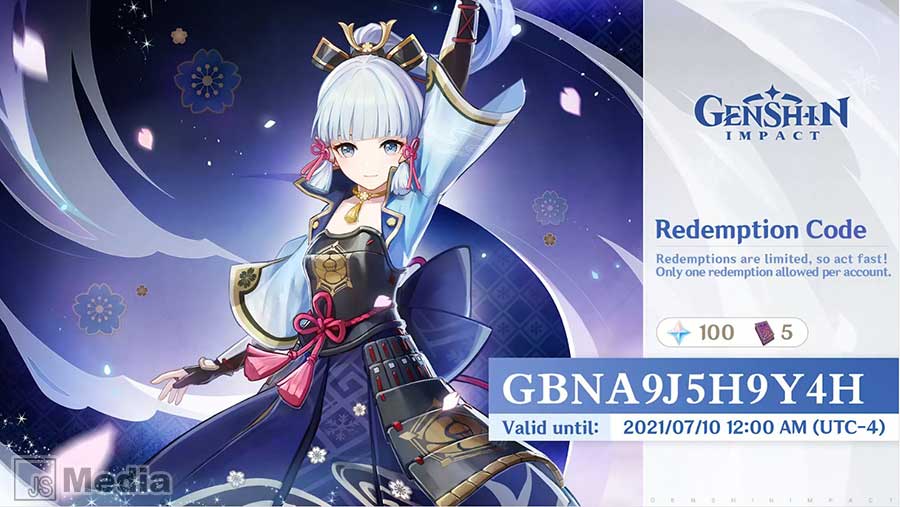 Kode Redeem genshin juli 2021