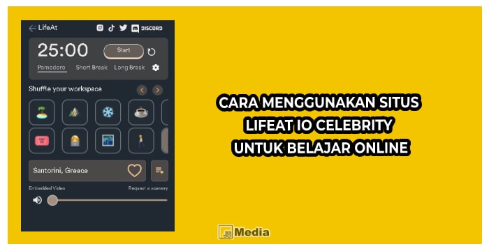 Cara Menggunakan Situs LifeAt Io Celebrity Untuk Belajar Online