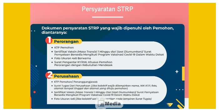 4 Persyaratan Pembuatan STRP di Situs Jakevo