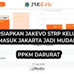 Persiapkan Jakevo STRP Keluar Masuk Jakarta Jadi Mudah, PPKM Darurat