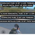 Download PUBG 32 Bit 1.5 APK Terbaru, Solusi Instal Buat HP Spek Minim