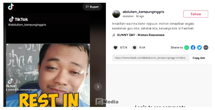 Kabar Duka Dari TikTok Lord Abdul