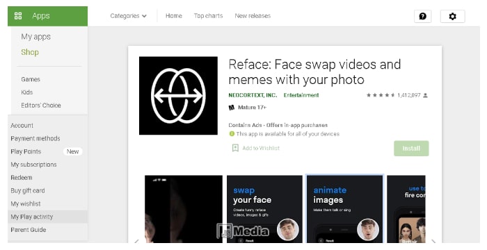 Link Download Reface App