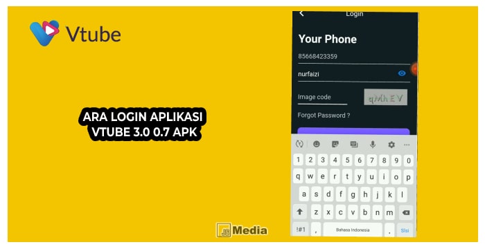 6 Cara Login Aplikasi VTube 3.0 0.7 APK