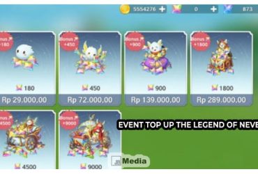 Event Top Up The Legend of Neverland: Modal 14K dapat Hadiah 1 Juta