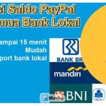 Cara Isi Saldo PayPal dari Semua Bank Lokal dengan Mudah