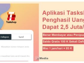 Review Aplikasi Taskshop Penghasil Uang Dapat 2,5 Juta/bulan, Benar Membayar atau Penipuan?