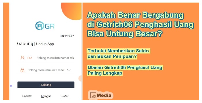 Apakah Benar Member Getrich06 Penghasil Uang Bisa Untung Besar?