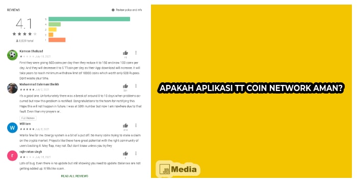 Apakah Aplikasi TT Coin Network Aman?
