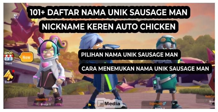 101+ Daftar Nama Unik Sausage Man, Nickname Keren Auto Chicken