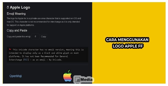 8 Cara Menggunakan Logo Apple FF