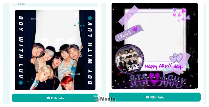 Terbaru Twibbon BTS Keren Banget, Barisan Army Mari Merapat