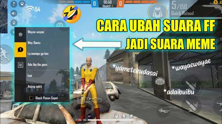 Cara Install Voice Meme Free Fire