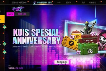 Bocoran Jawaban Event Free Fire 4th Anniversary Kuis Terlengkap