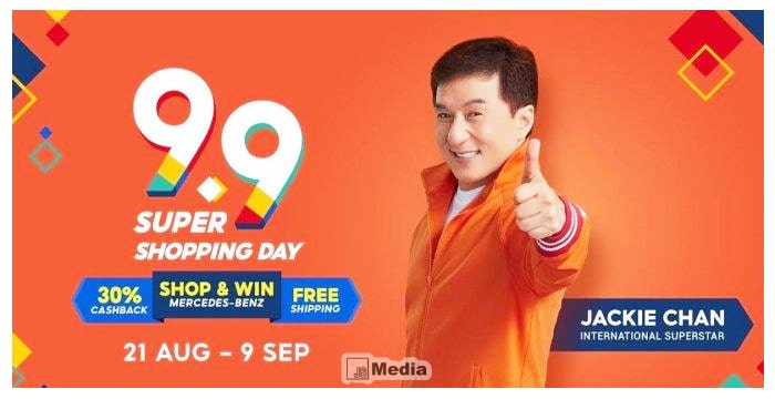 Sesi Kolaborasi Jackie Chan X Shopee